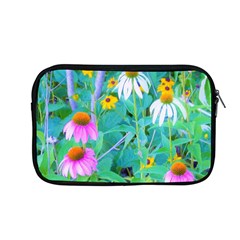 White And Purple Coneflowers And Yellow Rudbeckia Apple Macbook Pro 13  Zipper Case by myrubiogarden