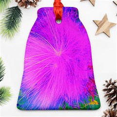 Psychedelic Purple Garden Milkweed Flower Ornament (bell)