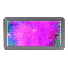 Psychedelic Purple Garden Milkweed Flower Memory Card Reader (mini) by myrubiogarden