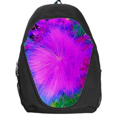 Psychedelic Purple Garden Milkweed Flower Backpack Bag by myrubiogarden