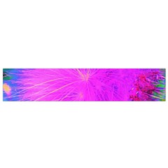 Psychedelic Purple Garden Milkweed Flower Small Flano Scarf