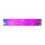 Psychedelic Purple Garden Milkweed Flower Flano Scarf (Mini) Front