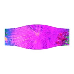 Psychedelic Purple Garden Milkweed Flower Stretchable Headband by myrubiogarden