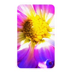 Purple, Pink And White Dahlia With A Bright Yellow Center Memory Card Reader (Rectangular)