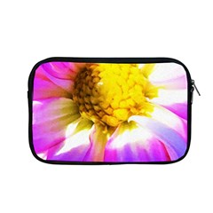 Purple, Pink And White Dahlia With A Bright Yellow Center Apple MacBook Pro 13  Zipper Case