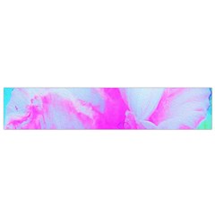 Abstract Pink Hibiscus Bloom With Flower Power Small Flano Scarf