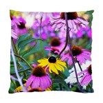 Yellow Flowers In The Purple Coneflower Garden Standard Cushion Case (One Side) Front