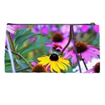 Yellow Flowers In The Purple Coneflower Garden Pencil Cases Back