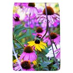 Yellow Flowers In The Purple Coneflower Garden Removable Flap Cover (L) Front