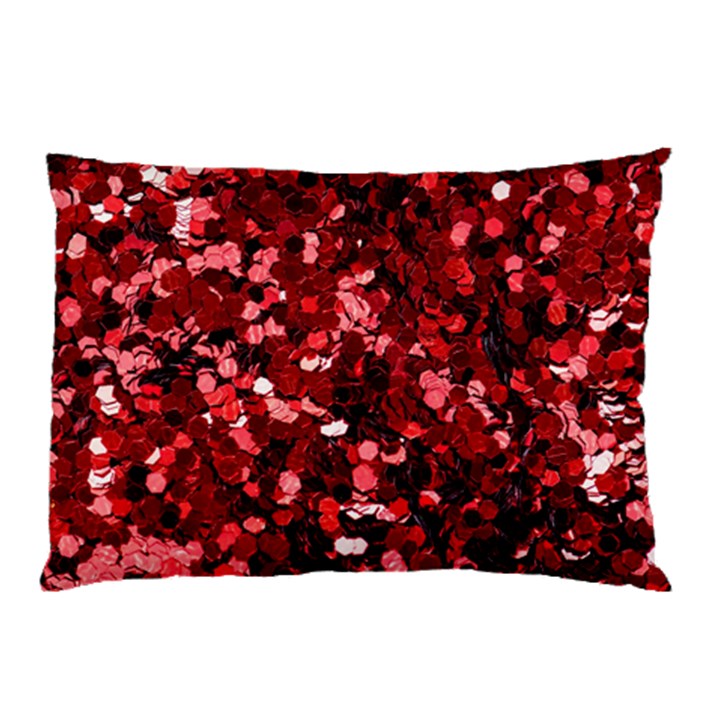 The Ruby Garland Shimmer Pillow Case (Two Sides)