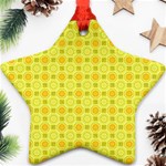 Traditional Patterns Chrysanthemum Ornament (Star) Front