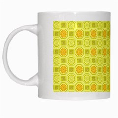 Traditional Patterns Chrysanthemum White Mugs