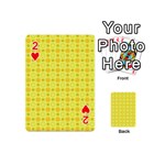 Traditional Patterns Chrysanthemum Playing Cards 54 (Mini) Front - Heart2