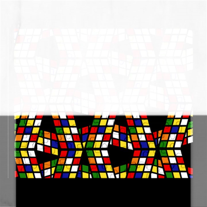 Graphic Pattern Rubiks Cube Cube Rectangular Jigsaw Puzzl