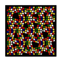 Graphic Pattern Rubiks Cube Cube Face Towel