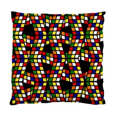 Graphic Pattern Rubiks Cube Cube Standard Cushion Case (one Side) by Pakrebo