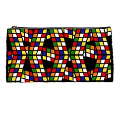 Graphic Pattern Rubiks Cube Cube Pencil Cases by Pakrebo