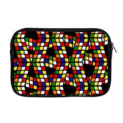 Graphic Pattern Rubiks Cube Cube Apple Macbook Pro 17  Zipper Case by Pakrebo