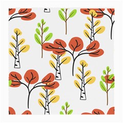 Tree Autumn Forest Landscape Medium Glasses Cloth by Pakrebo