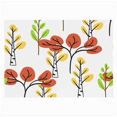 Tree Autumn Forest Landscape Large Glasses Cloth by Pakrebo