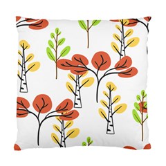 Tree Autumn Forest Landscape Standard Cushion Case (one Side) by Pakrebo