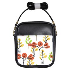 Tree Autumn Forest Landscape Girls Sling Bag by Pakrebo