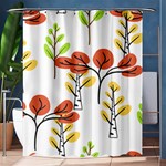 Tree Autumn Forest Landscape Shower Curtain 60  x 72  (Medium)  60 x72  Curtain