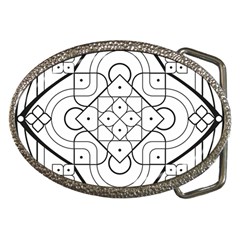 Mandala Drawing Dyes Page Belt Buckles by Pakrebo