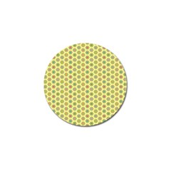 A Hexagonal Pattern Golf Ball Marker (4 Pack) by Pakrebo