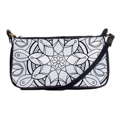 Mandala Drawing Dyes Page Shoulder Clutch Bag by Pakrebo