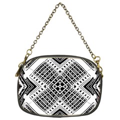 Pattern Tile Repeating Geometric Chain Purse (two Sides) by Pakrebo