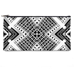 Pattern Tile Repeating Geometric Pencil Cases by Pakrebo