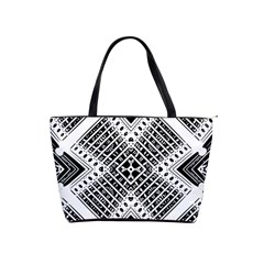 Pattern Tile Repeating Geometric Classic Shoulder Handbag by Pakrebo