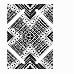 Pattern Tile Repeating Geometric Large Garden Flag (two Sides) by Pakrebo