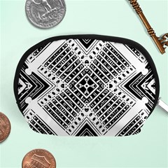 Pattern Tile Repeating Geometric Accessory Pouch (medium) by Pakrebo