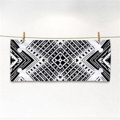 Pattern Tile Repeating Geometric Hand Towel by Pakrebo