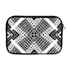 Pattern Tile Repeating Geometric Apple Macbook Pro 17  Zipper Case by Pakrebo