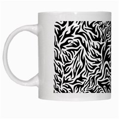 Flames Fire Pattern Digital Art White Mugs by Pakrebo