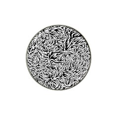 Flames Fire Pattern Digital Art Hat Clip Ball Marker (10 Pack) by Pakrebo