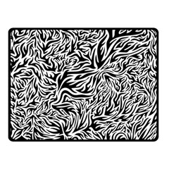 Flames Fire Pattern Digital Art Double Sided Fleece Blanket (small)  by Pakrebo