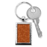 Autumn Leaves Repeat Pattern Key Chains (Rectangle)  Front