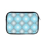 White Light Blue Gray Tile Apple MacBook Pro 15  Zipper Case Front