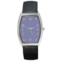 Wreath Differences Indigo Deep Blue Barrel Style Metal Watch by Pakrebo