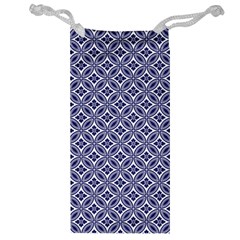 Wreath Differences Indigo Deep Blue Jewelry Bag