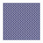 Wreath Differences Indigo Deep Blue Medium Glasses Cloth (2-Side) Front