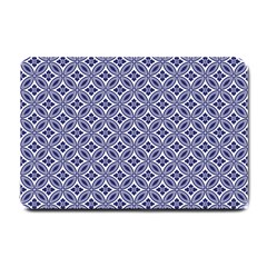 Wreath Differences Indigo Deep Blue Small Doormat  by Pakrebo