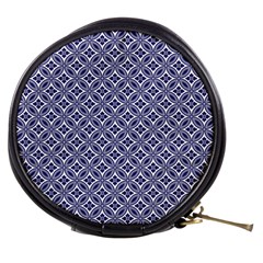 Wreath Differences Indigo Deep Blue Mini Makeup Bag