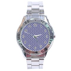 Wreath Differences Indigo Deep Blue Stainless Steel Analogue Watch