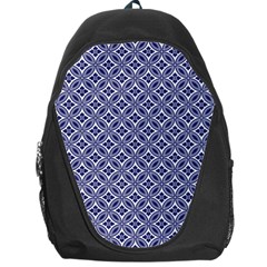 Wreath Differences Indigo Deep Blue Backpack Bag