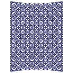 Wreath Differences Indigo Deep Blue Back Support Cushion